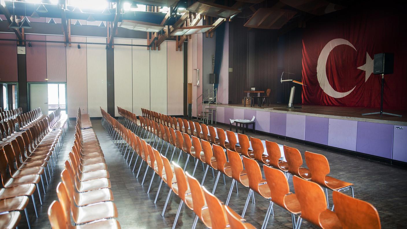 La sala che avrebbe dovuto ospitare la manifestazione giovedì