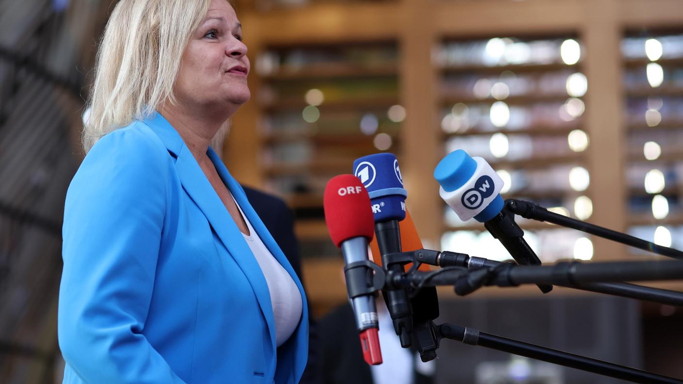Nancy Faeser aveva annunciato il "sì" tedesco, ma restano dettagli da definire