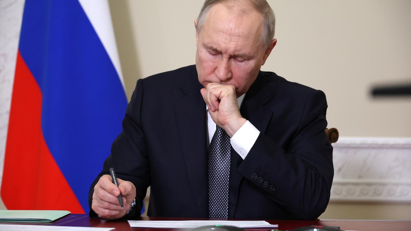Il presidente russo Vladimir Putin interviene al Club Valdai