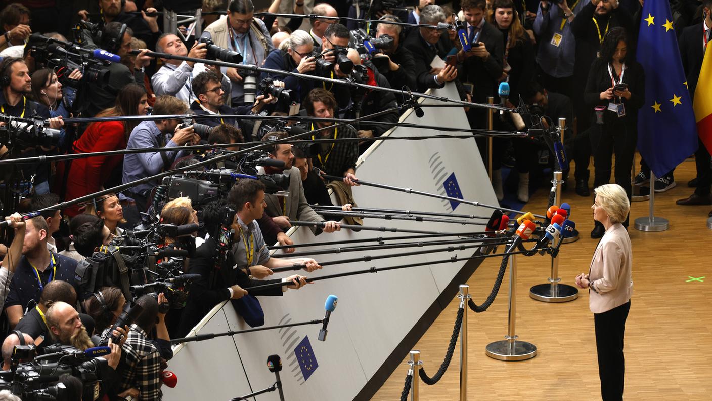 La presidente della Commissione europea Ursula von der Leyen