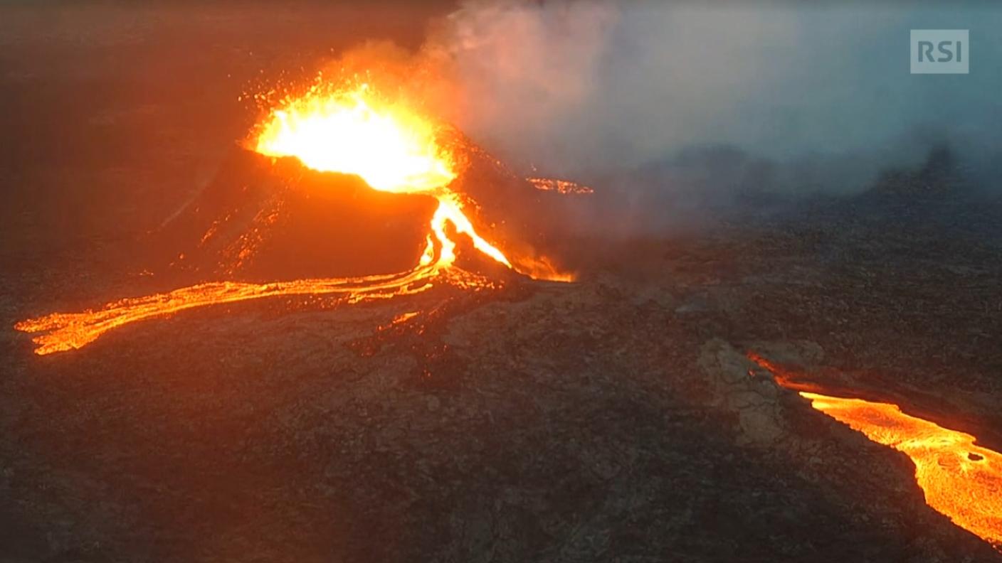 Un vulcano in Islanda