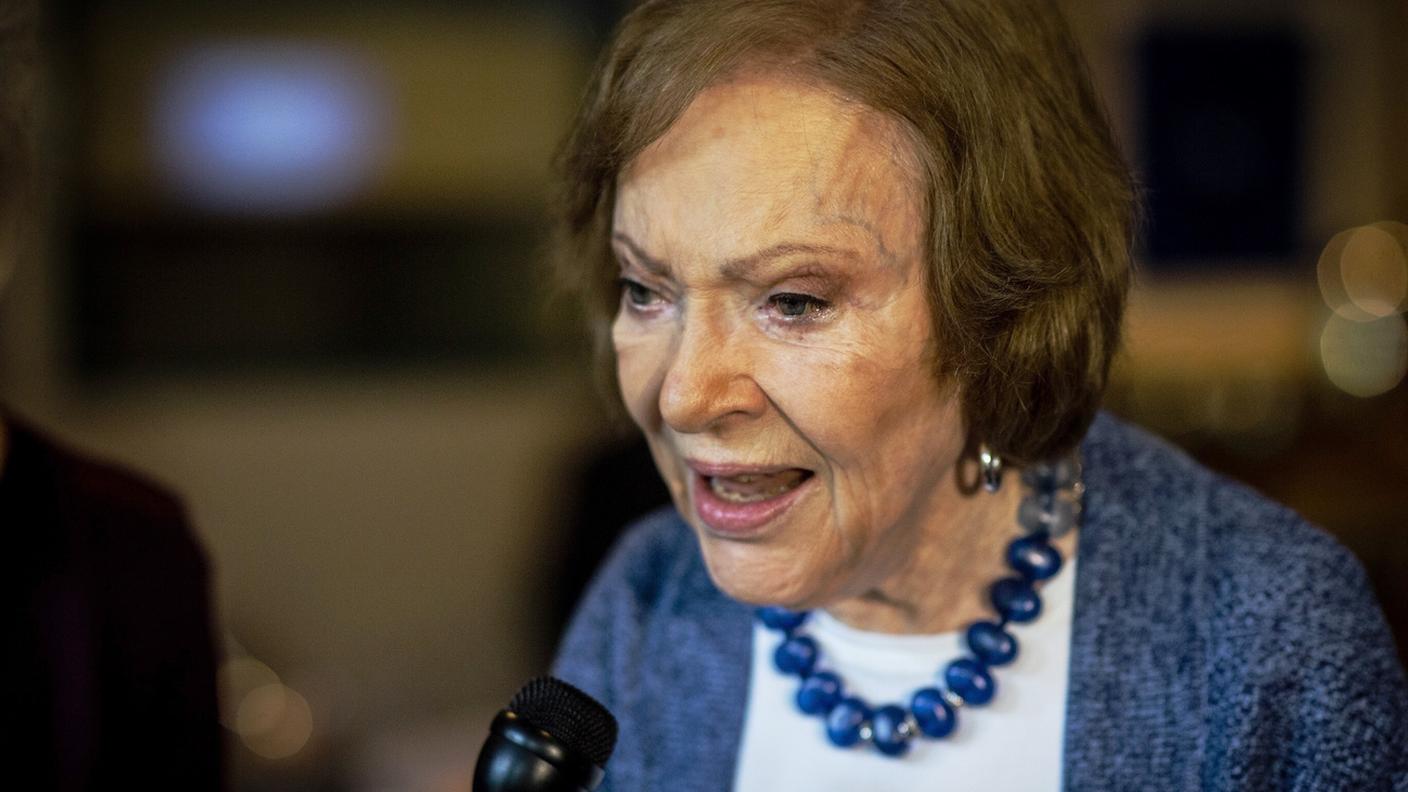 Venerdì scorso era stato annunciato che la moglie dell'ex presidente USA stava ricevendo cure palliative a casa