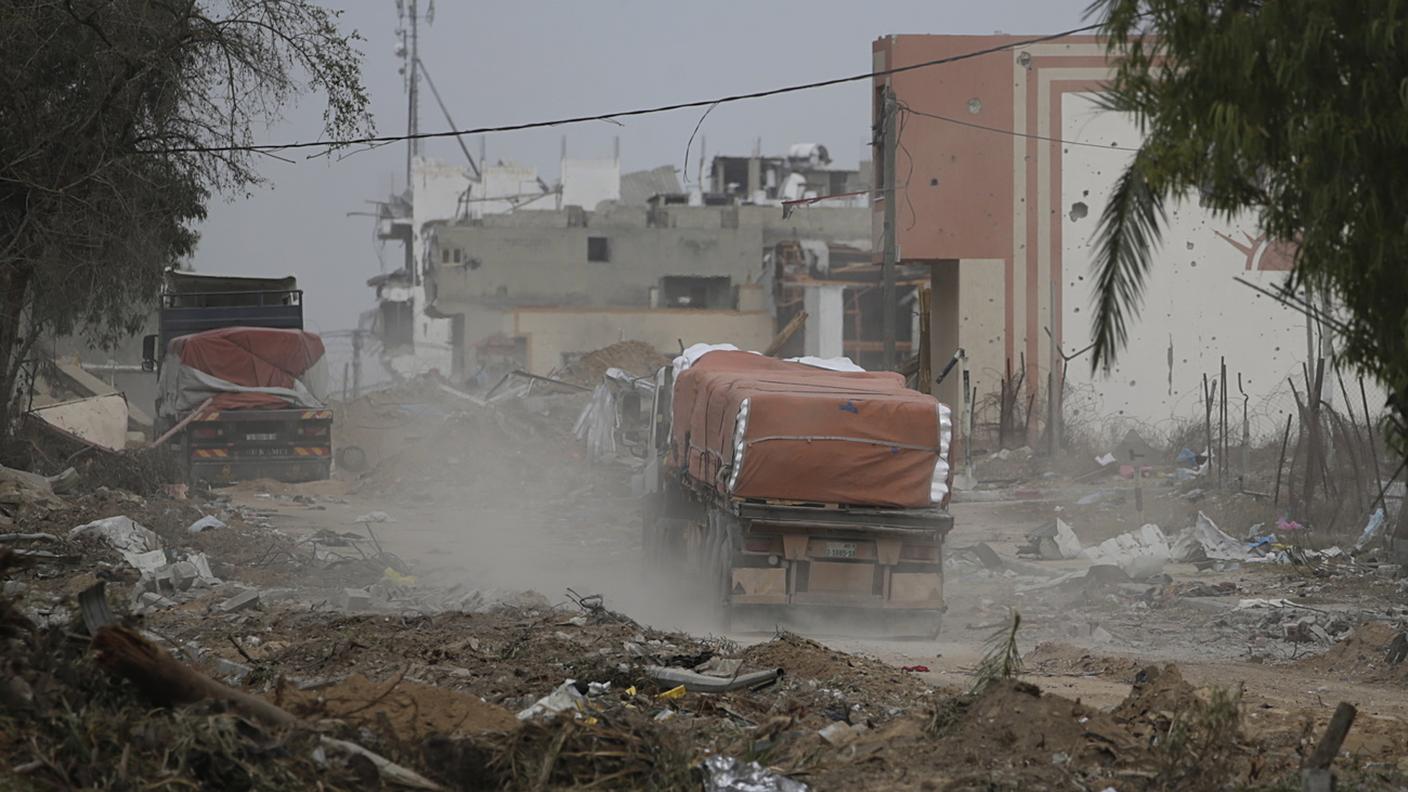 Vari convogli umanitari sono entrati nella Striscia di Gaza