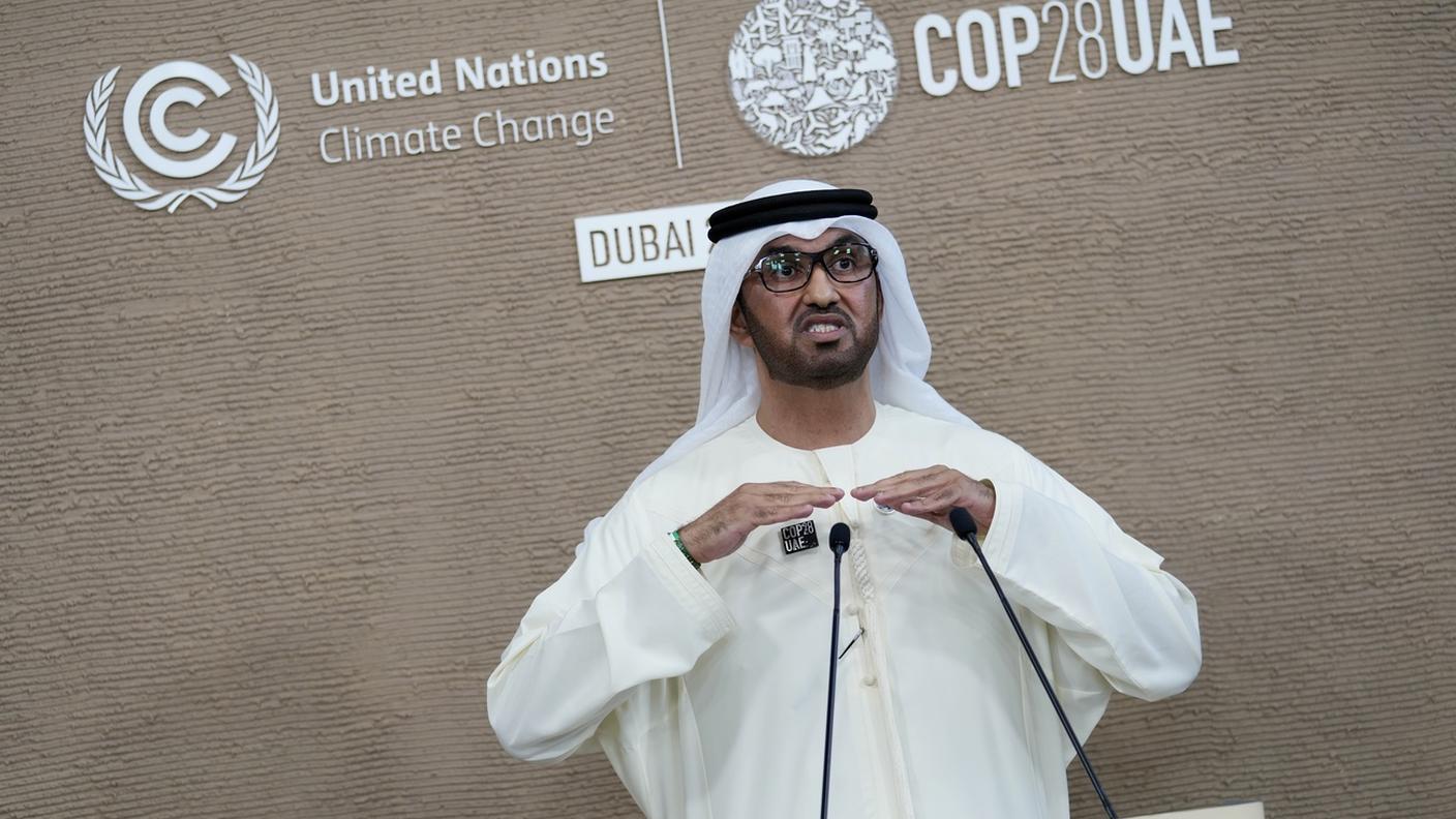 Il presidente della COP28, Sultan al Jaber