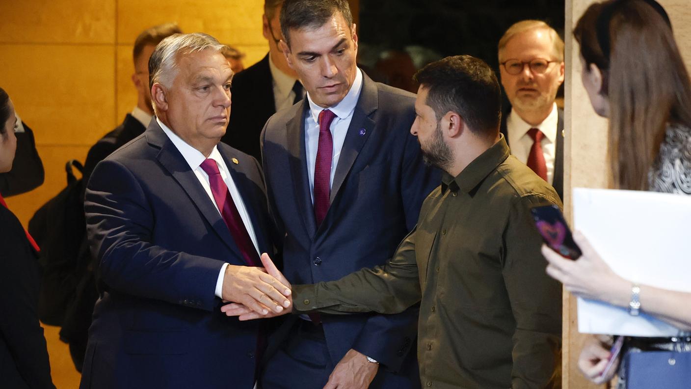 L'ungherese di Orban mette nei guai l'Ucraina di Zelensky mentre l'Europa rappresentata dallo spagnolo Sanchez è impotente
