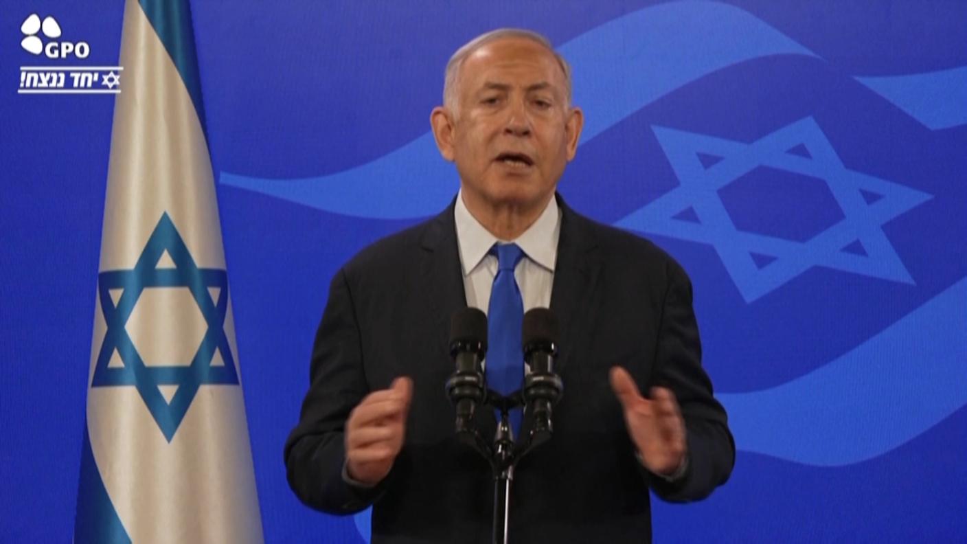 Il premier israeliano Benjamin Netanyahu, 30 dicembre 2023
