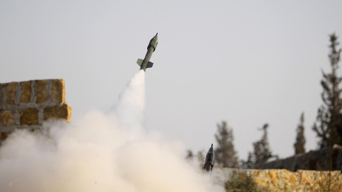 Lanci di missili sul nord di Israele