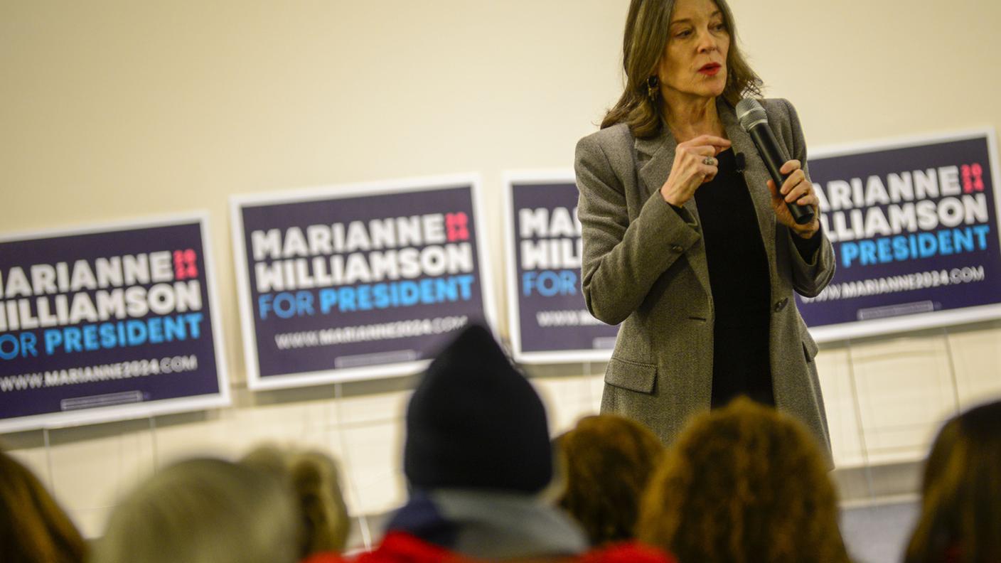 Seconda nei sondaggi fra i democratici, ma lontanissima da Joe Biden: Marianne Williamson