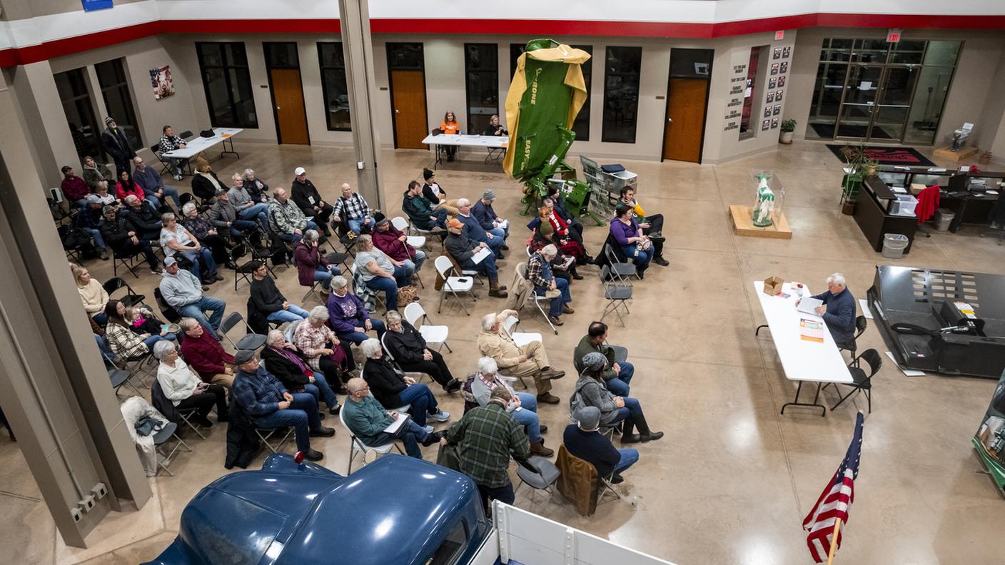 Un caucus repubblicano del 15 gennaio in Iowa