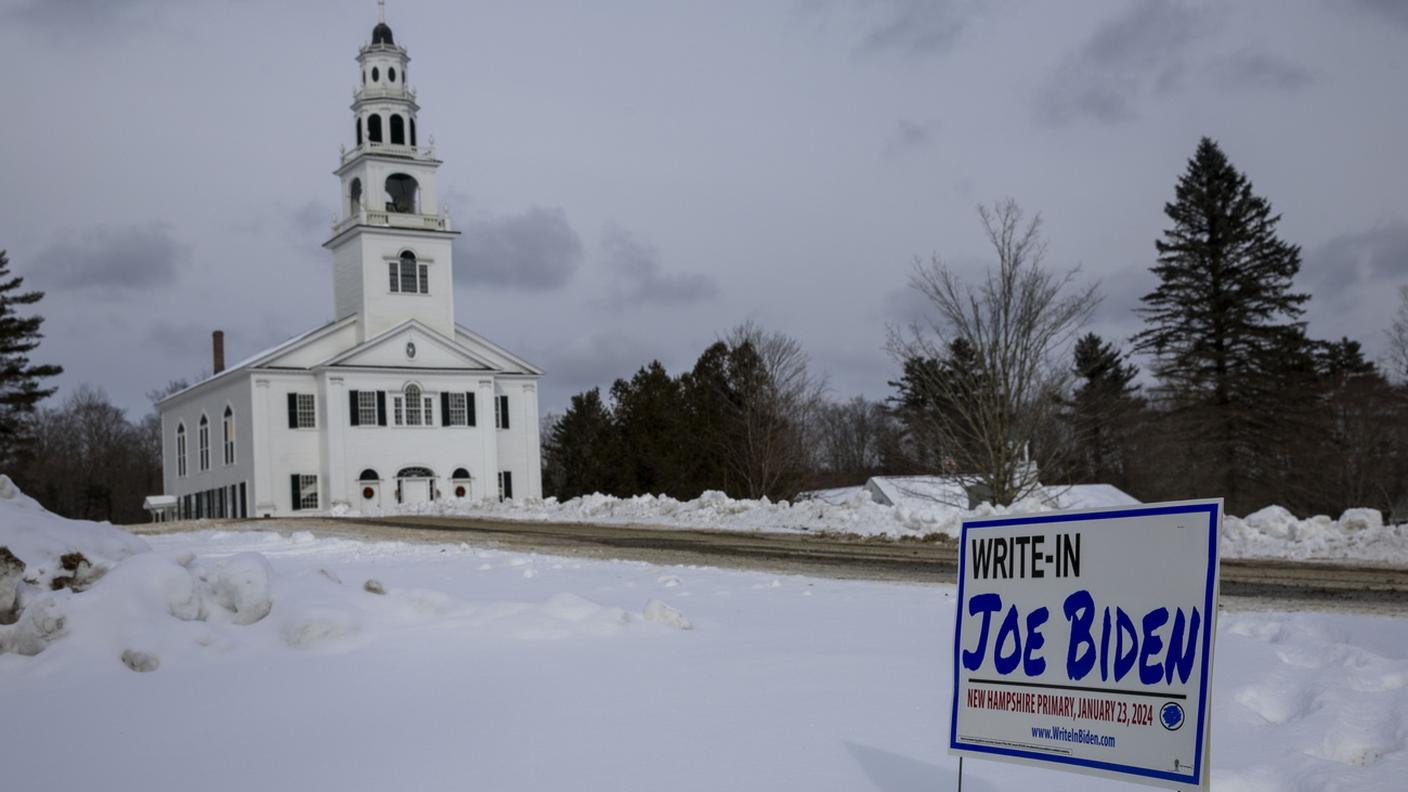 Il nome di Joe Biden assente dalla scheda in New Hamsphire, i suoi sostenitori hanno invitato ad aggiungerlo a mano
