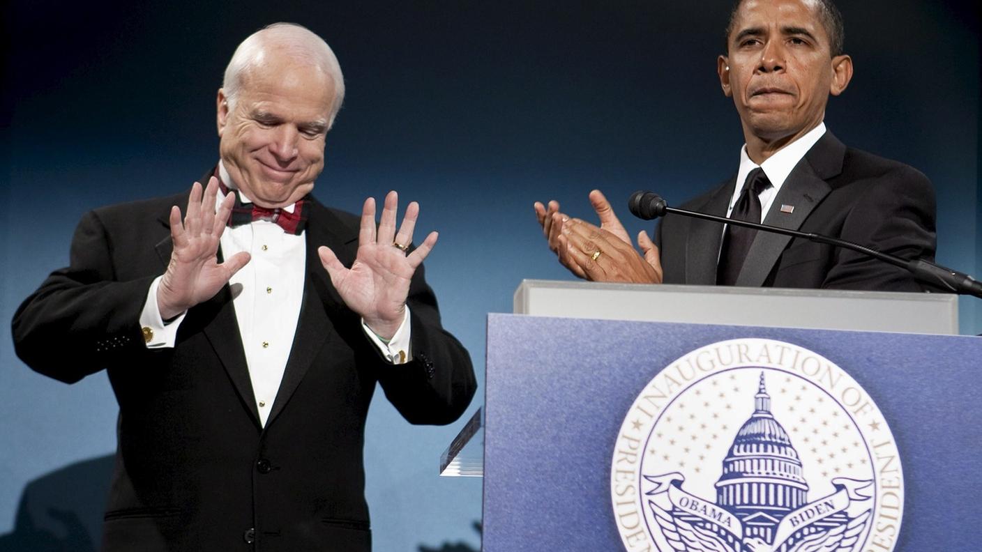 John McCain e Barack Obama si sfidarono nelle presidenziali del 2008