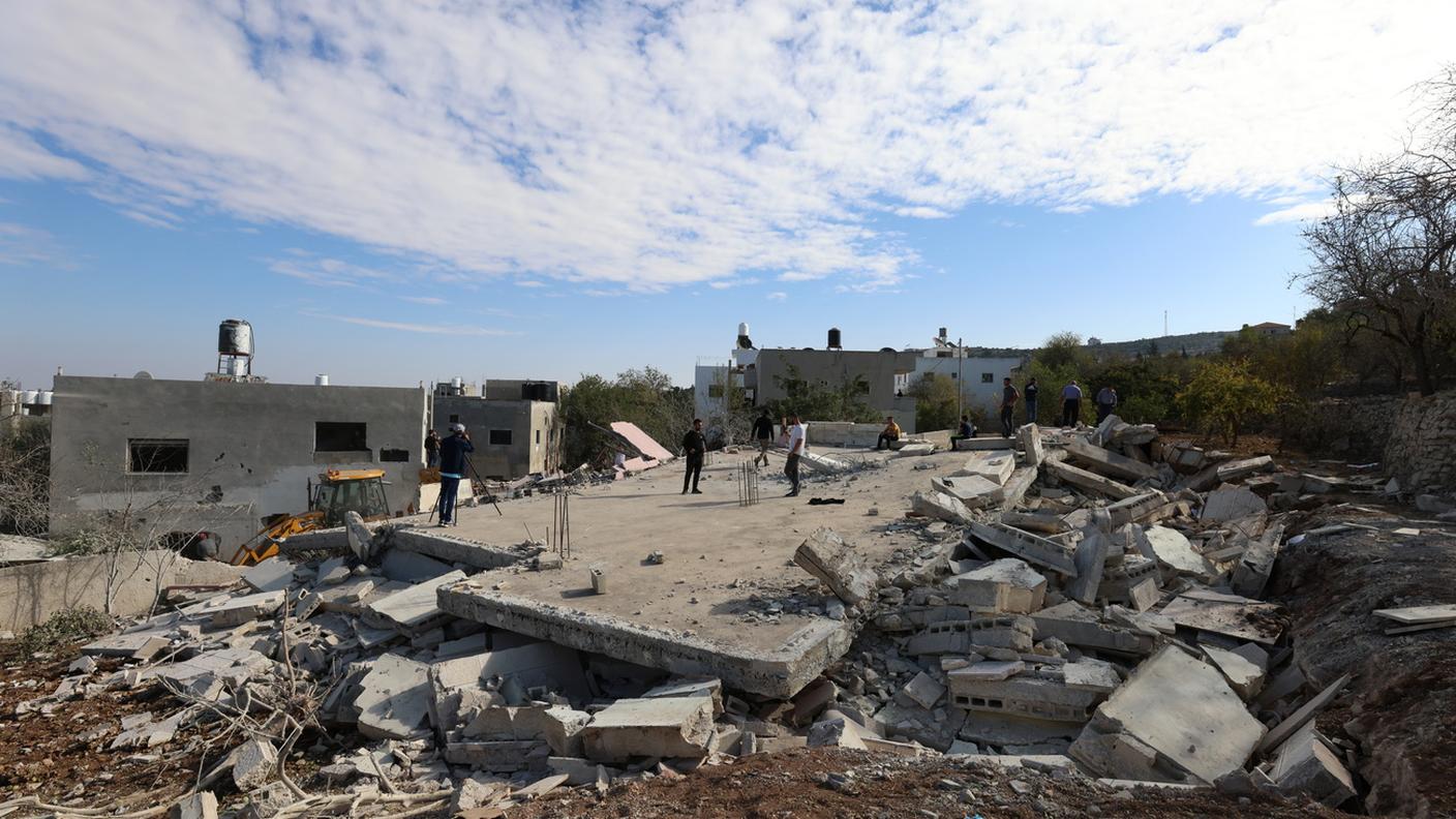 Arura dopo il passaggio dell'esercito israeliano