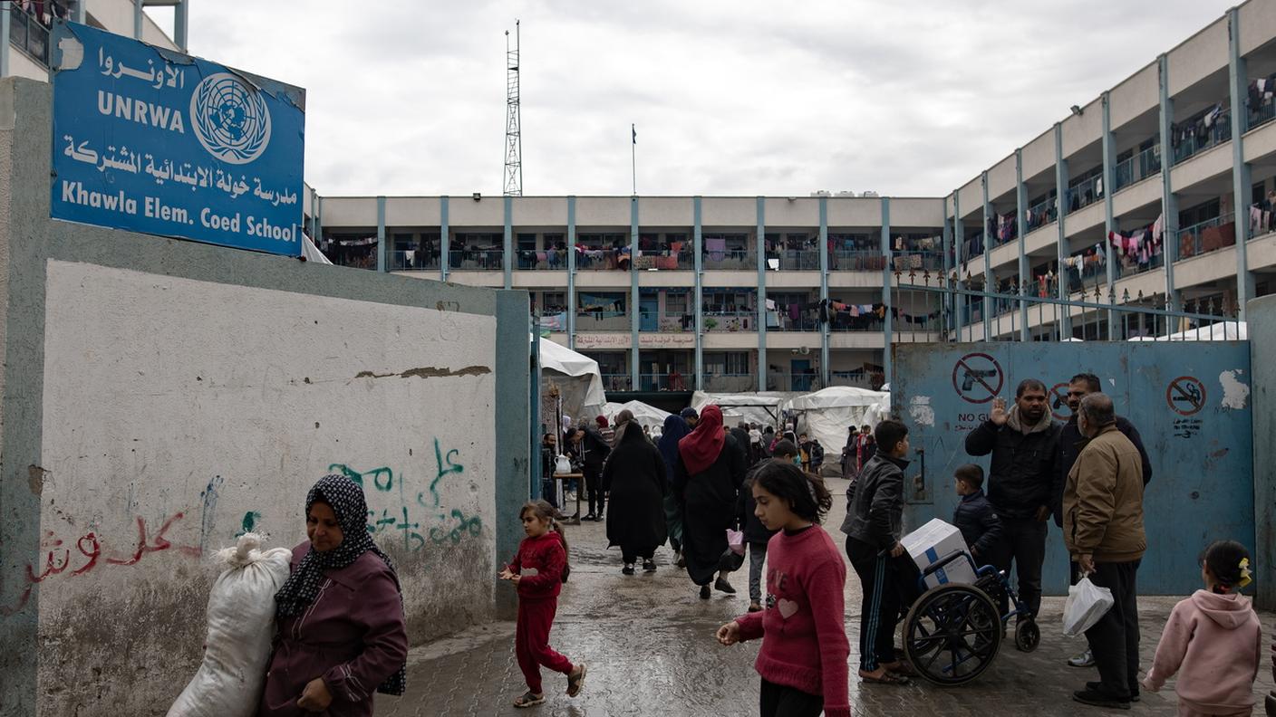 Una scuola a Rafah
