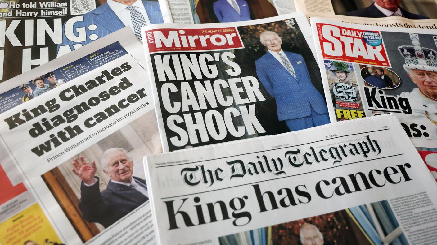 L'impatto del cancro di re Carlo III sulla stampa inglese