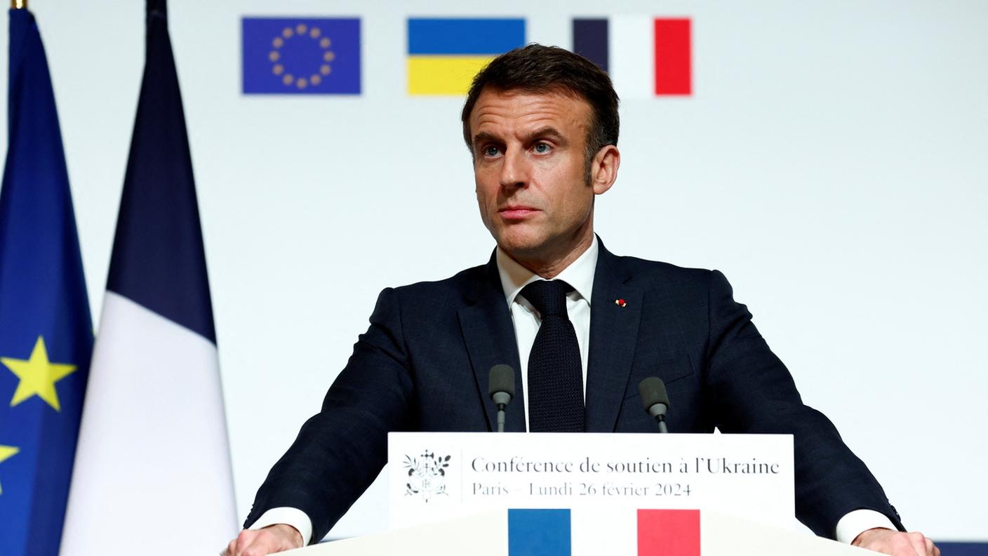 Il presidente francese Emmanuel Macron