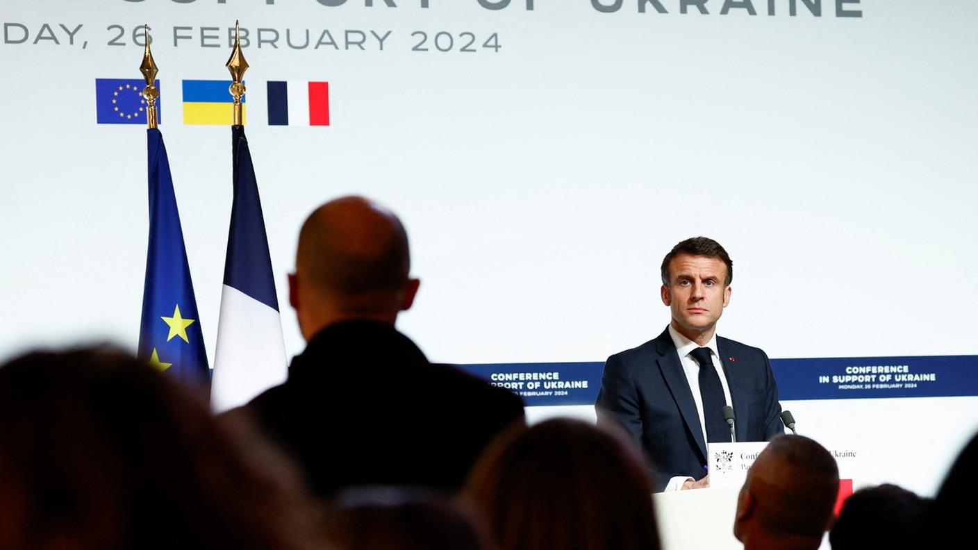 Macron ha fatto le dichiarazioni a una conferenza sul sostegno all'Ucraina