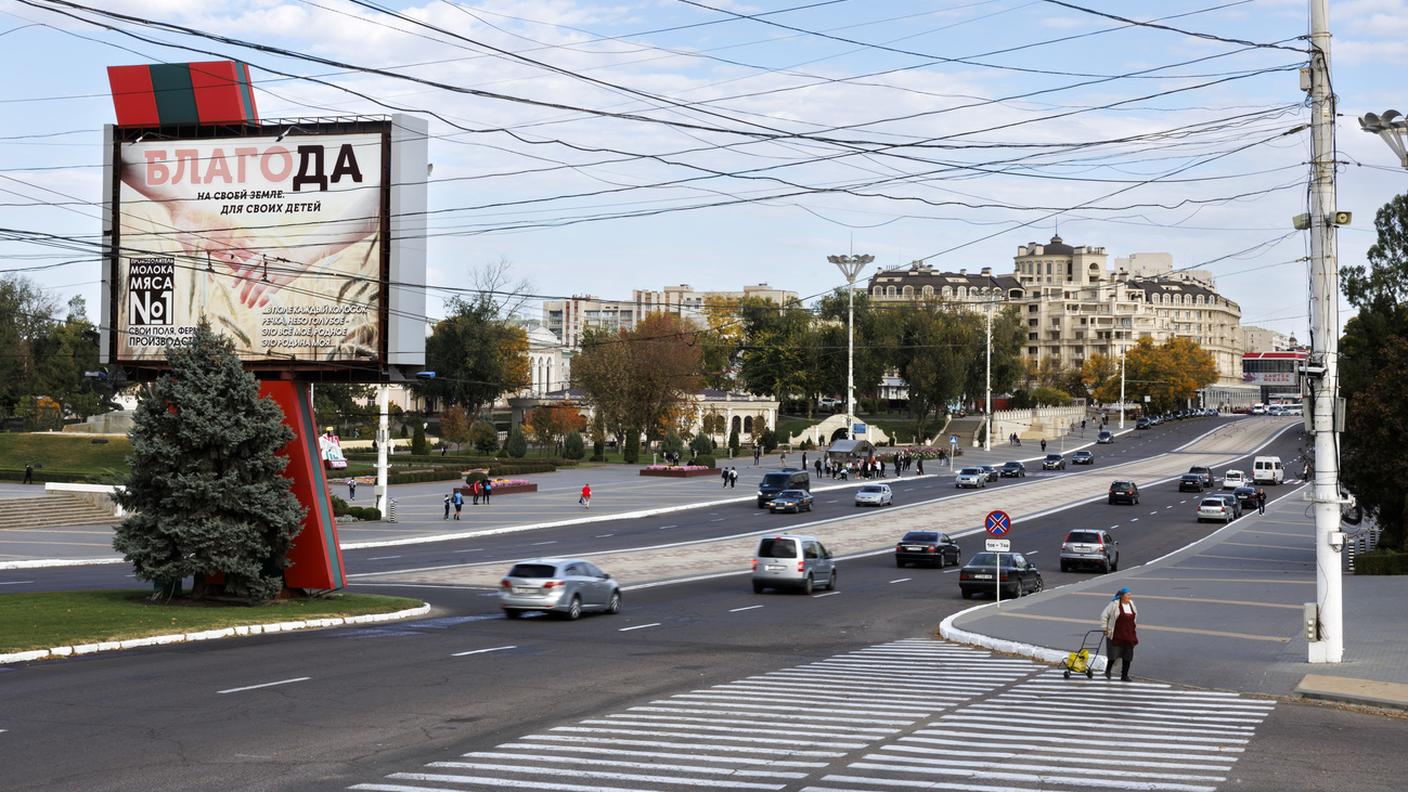 Una foto scattata a ottobre a Tiraspol, capitale della regione separatista