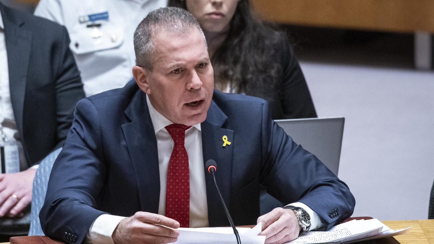 L'ambasciatore israeliano all’ONU, Gilad Erdan
