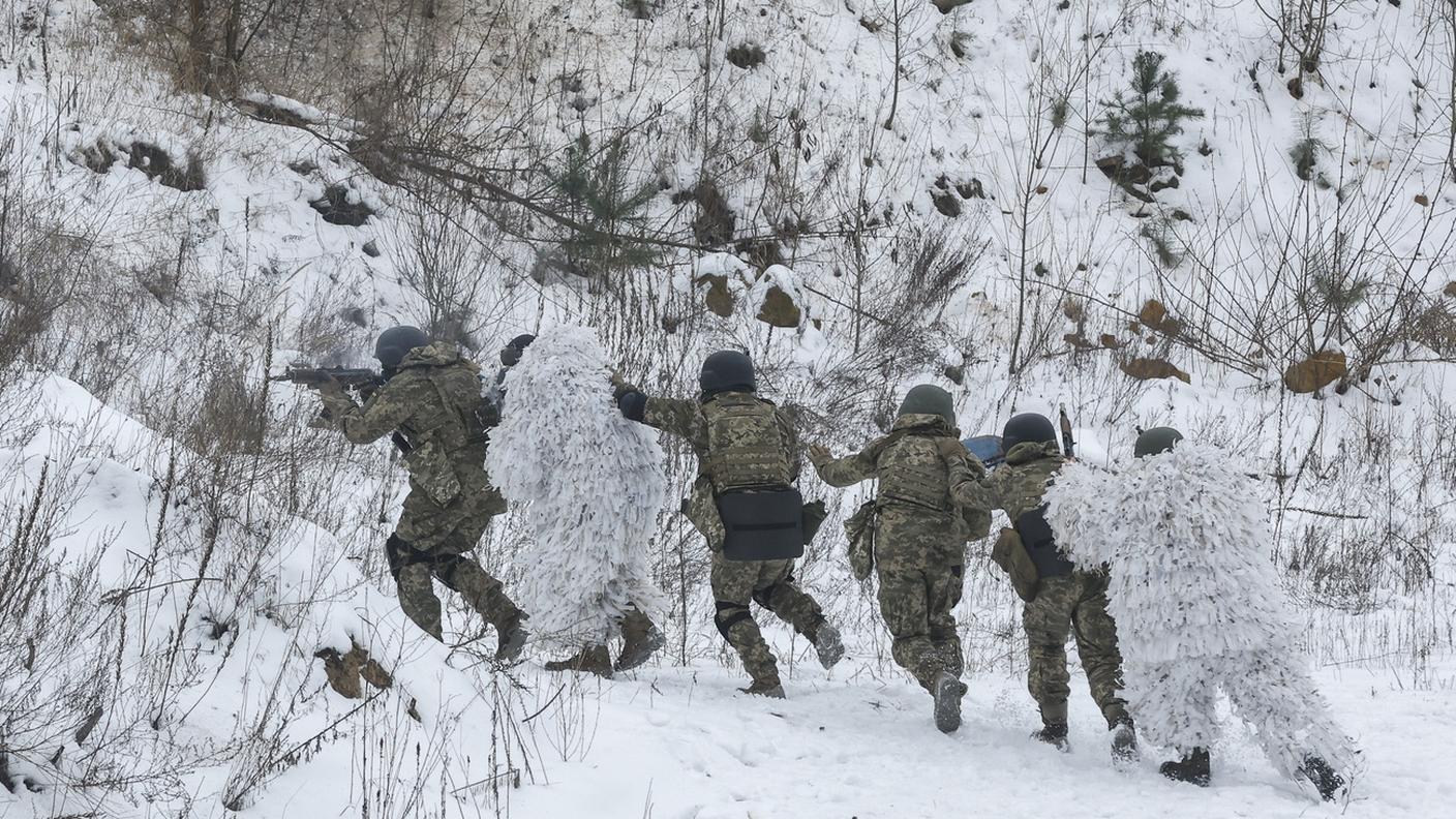 Volontari del "Battaglio siberiano" al servizio delle forze armate ucraine