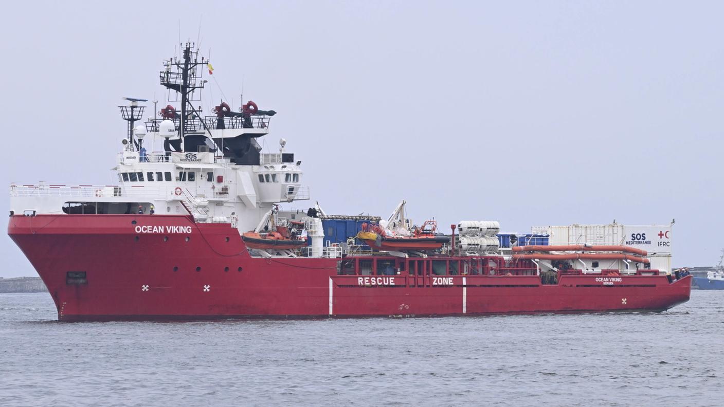 La Ocean Viking di SOS Méditerranée