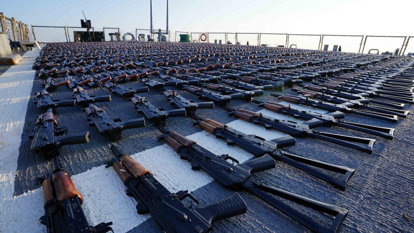 Le armi destinate agli Houthi, ma finite a Kiev