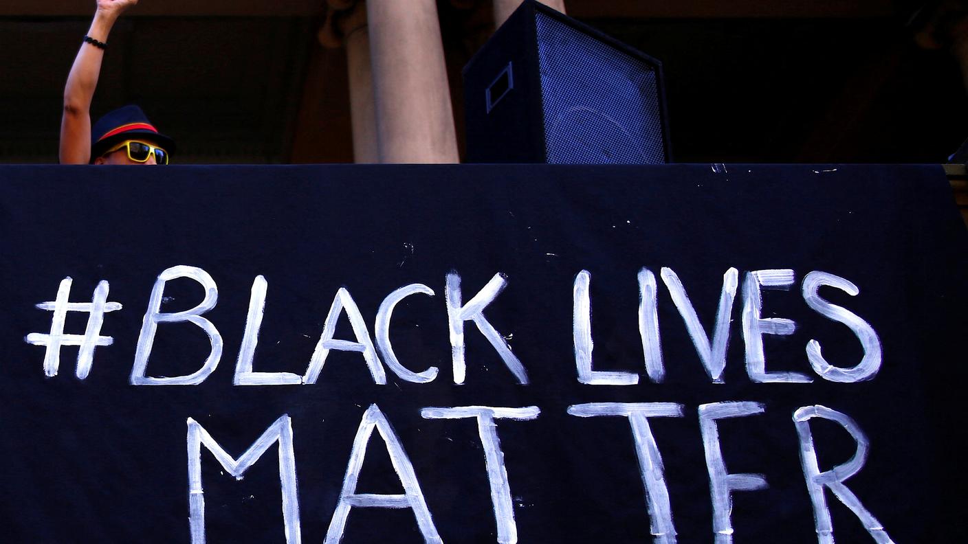 Una manifestazione a sostegno del movimento Black Lives Matter