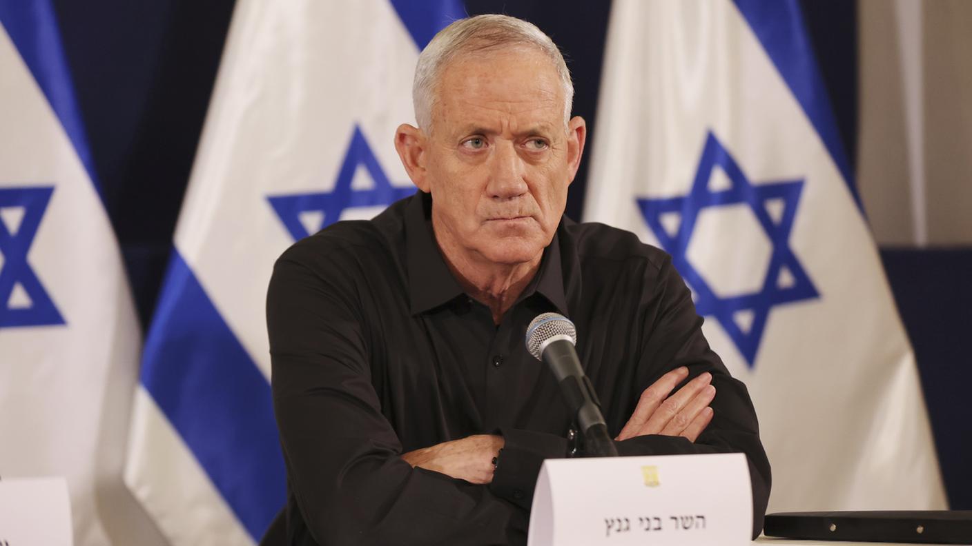 Il ministro del Gabinetto di Guerra Benny Gantz