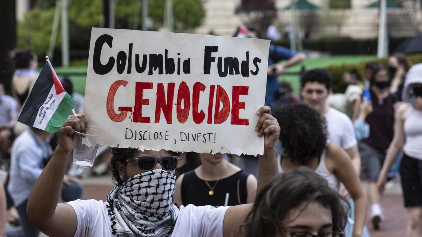 Studenti della Columbia University, a New York