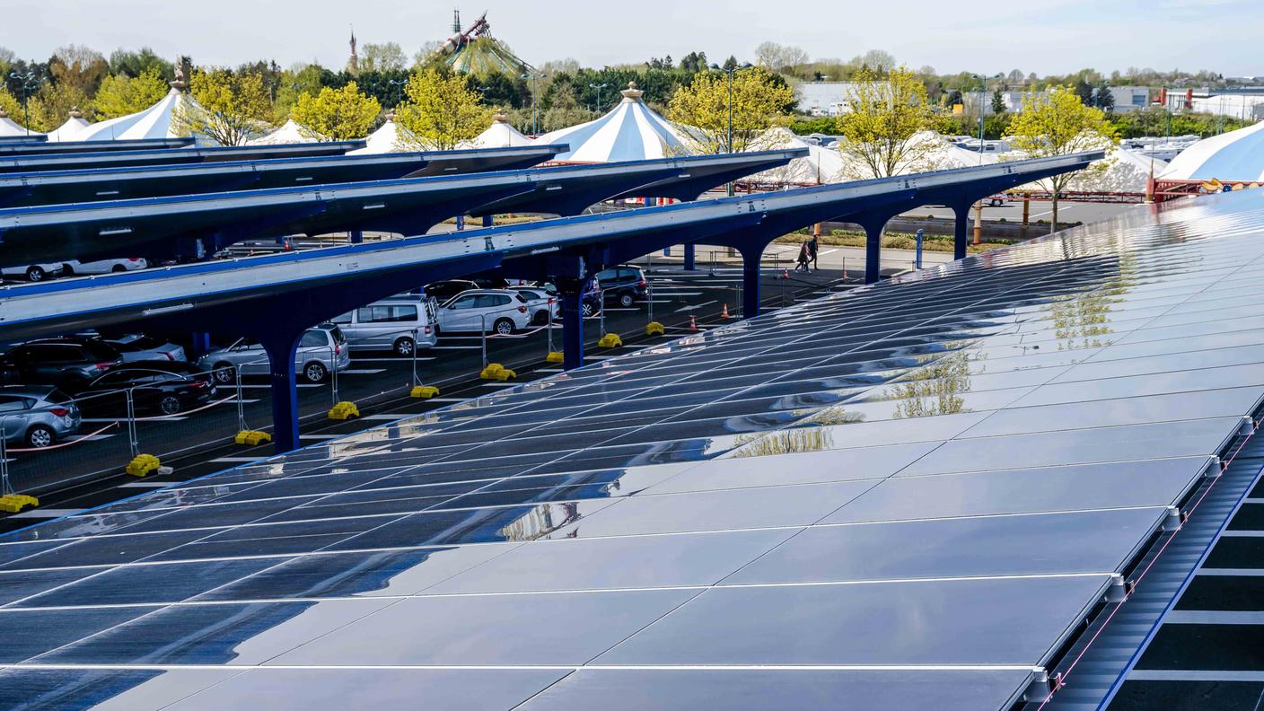 L'impianto copre il 17% del fabbisogno elettrico del parco