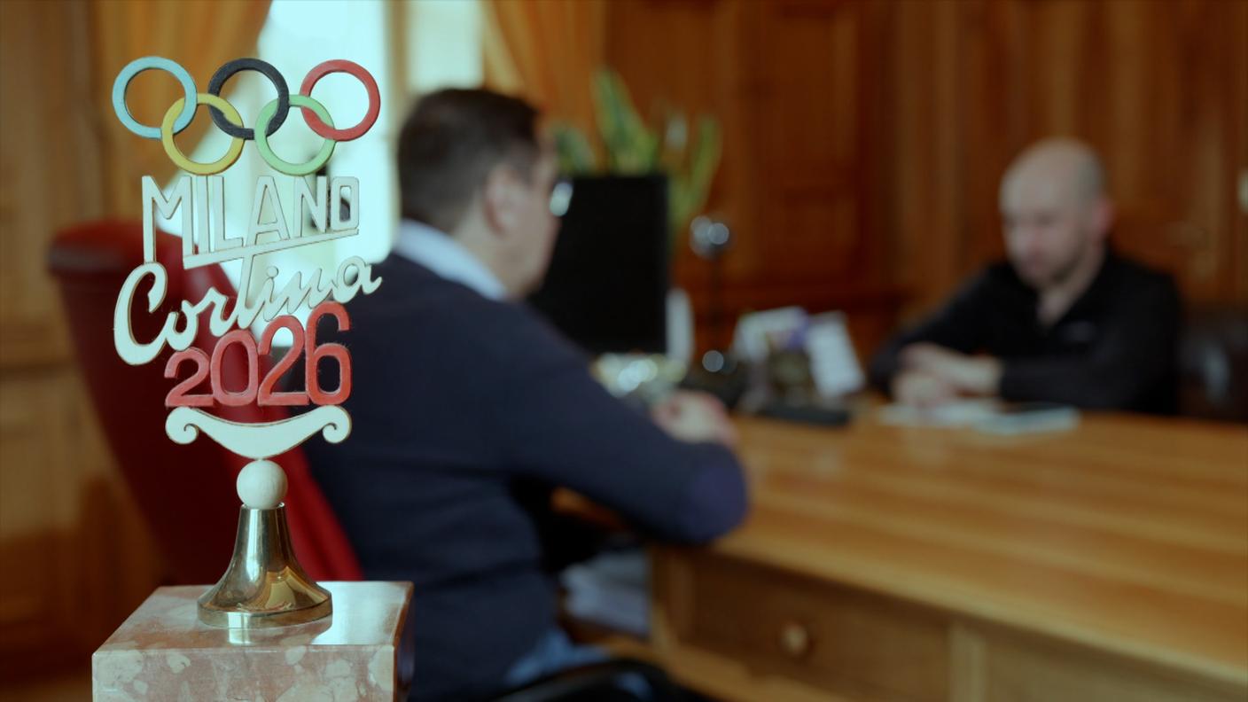 Durante l'intervista
