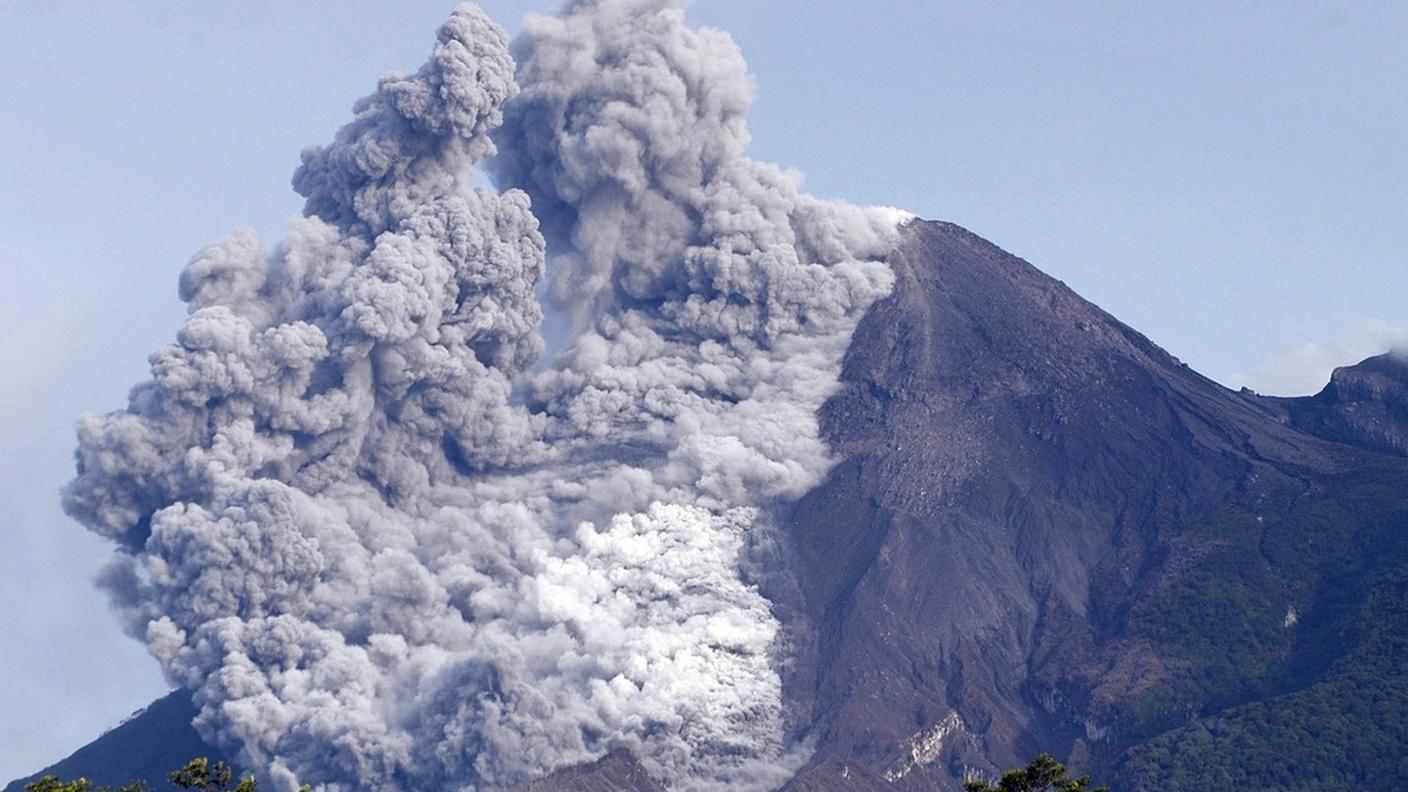 La seconda eruzione del vulcano