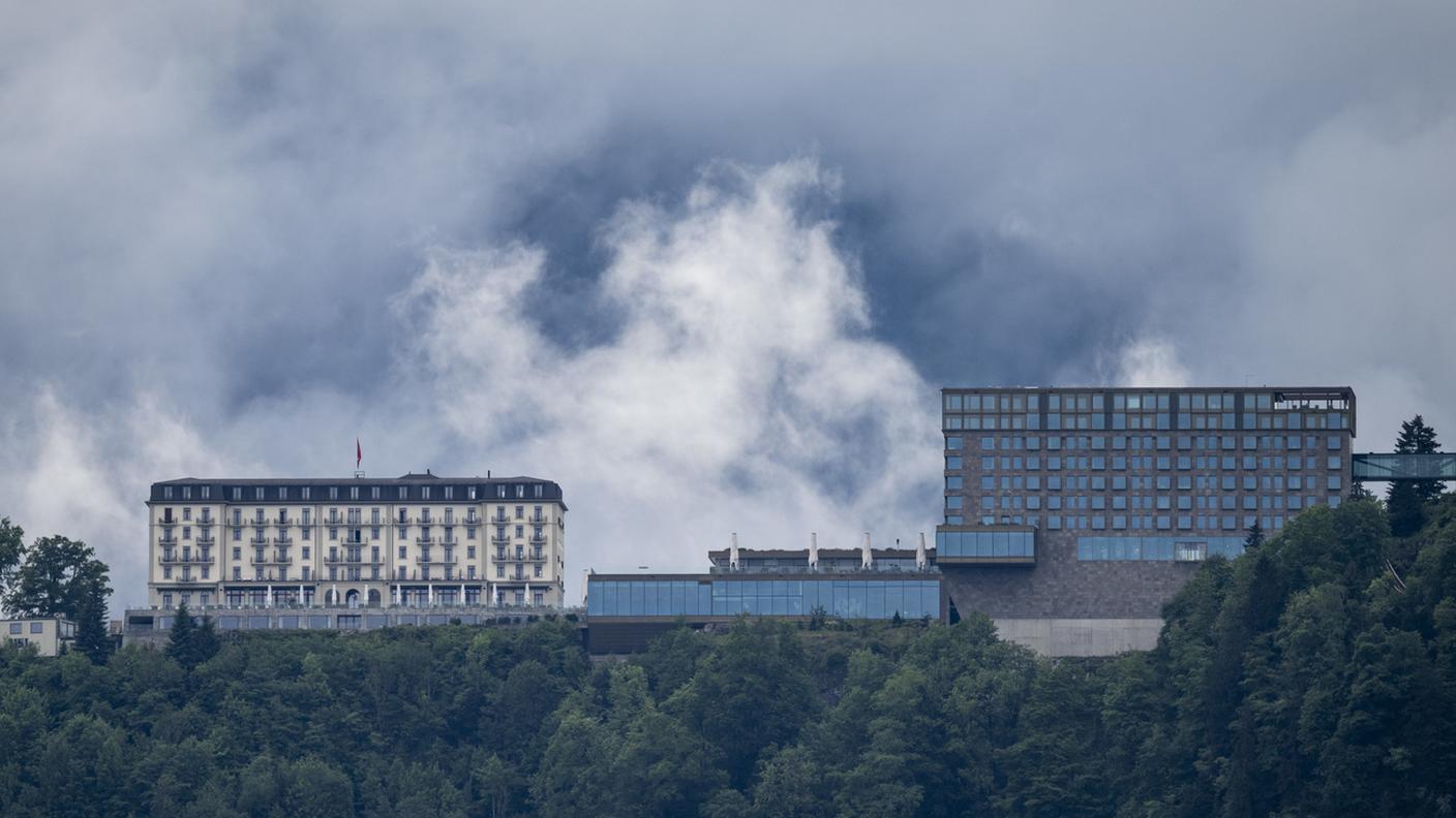 Il complesso del Bürgenstock che accoglierà il summit
