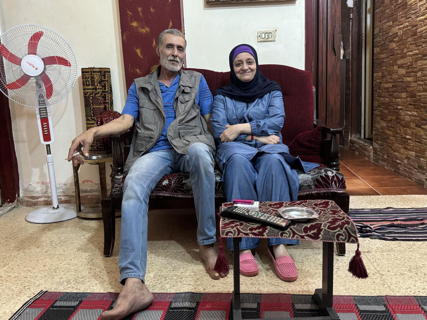 Rajaa interrotta da suo marito Wael