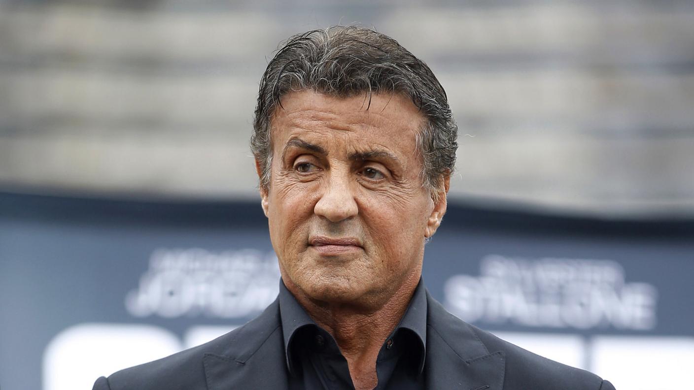 L'attore americano Sylvester Stallone