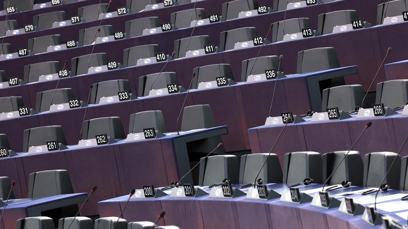 L'aula plenaria del Parlamento europee a Strasburgo