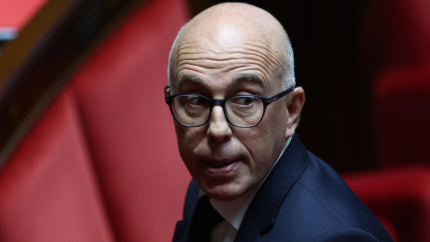 Il presidente espulso Eric Ciotti