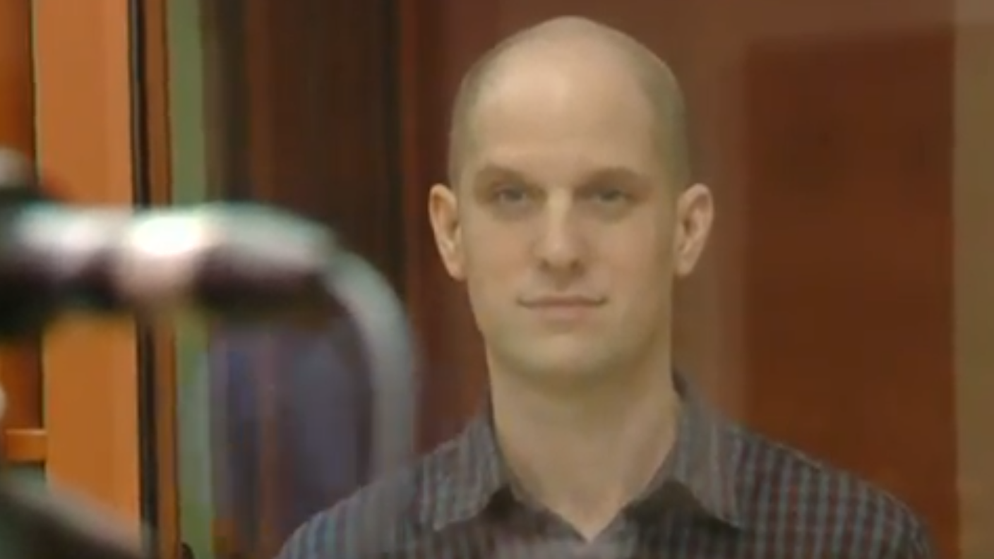 Evan Gershkovich in tribunale a Yekaterinburg