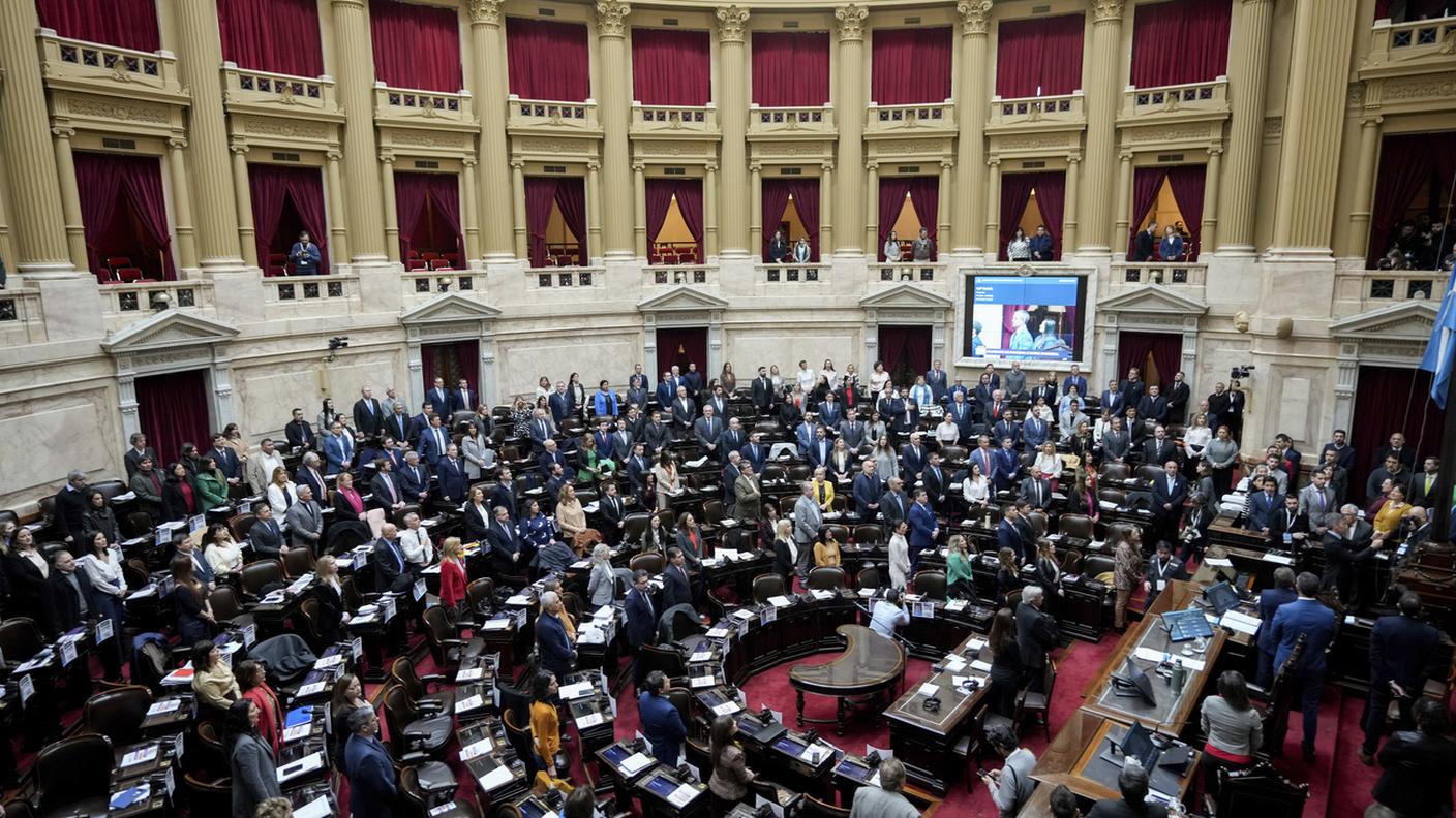 Dibattito sulle riforme al Parlamento argentino