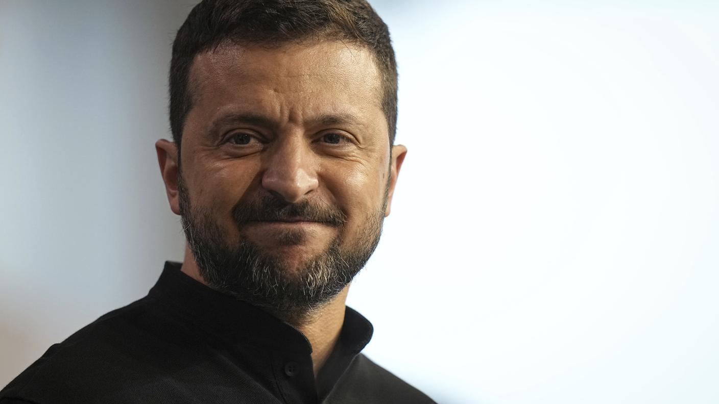 Il presidente ucraino, qui ripreso durante la conferenza al Bürgenstock dello scorso mese