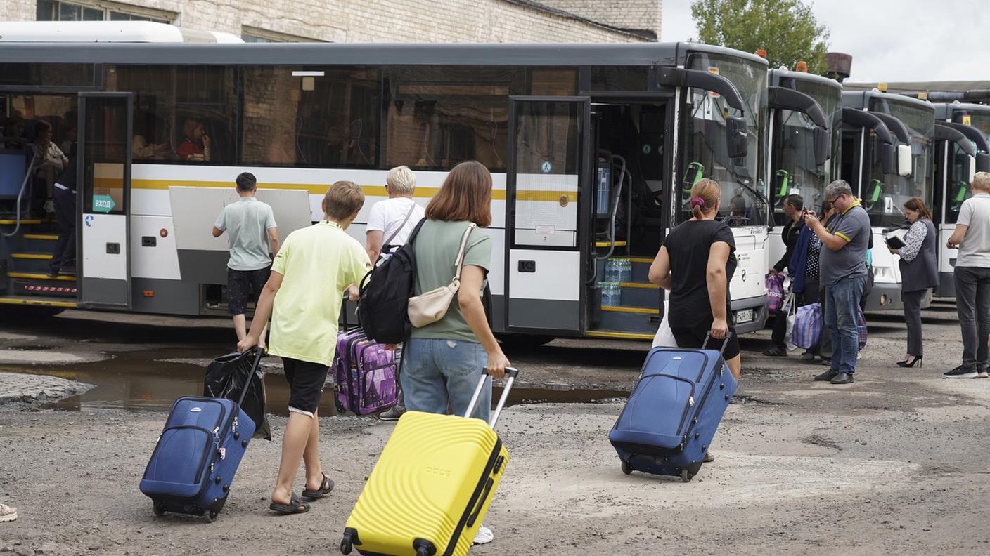 Sono alcune migliaia gli sfollati dalla regione di Kursk