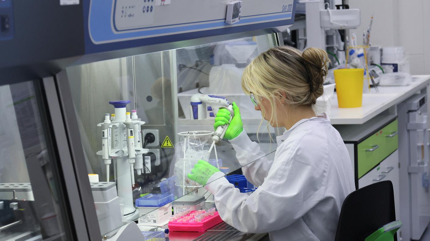 Il laboratorio della BioNTech a Mainz (Germania), dove si sviluppano i vaccini mRNA