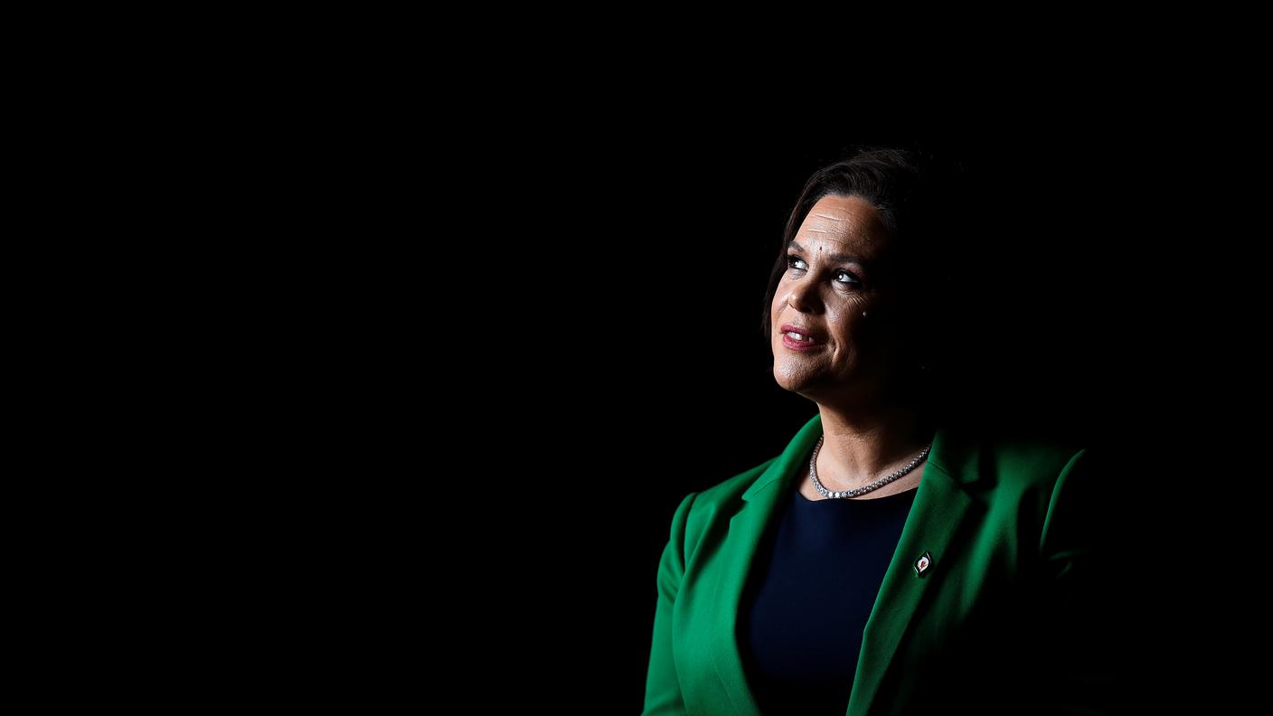 Mary Lou McDonald era l'unica candidata a succedere a Gerry Adams