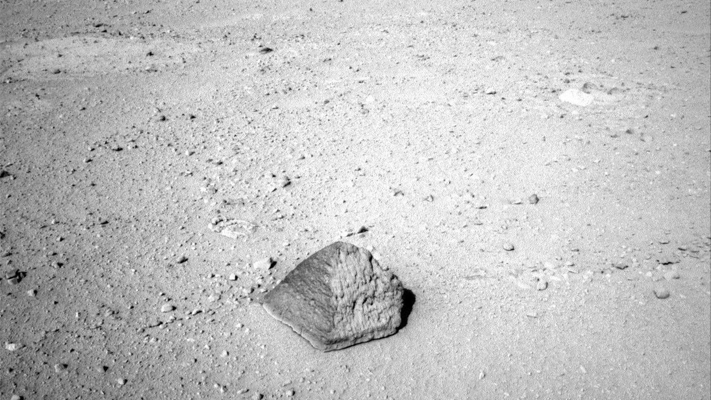 La roccia scelta per il primo contatto