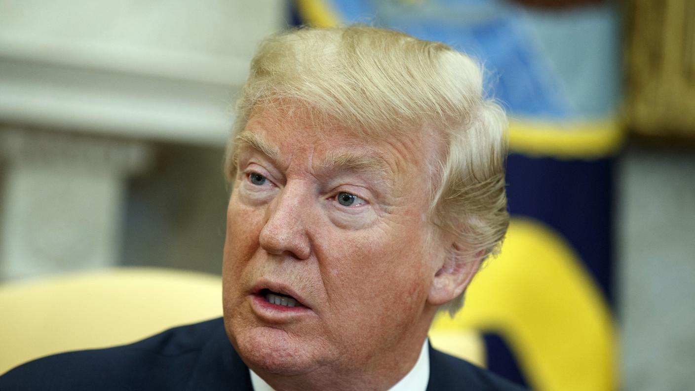 Il presidente statunitense Donal Trump