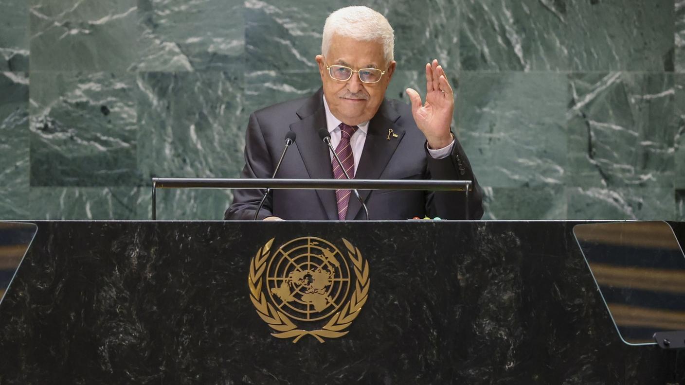 Mahmud Abbas all'ONU