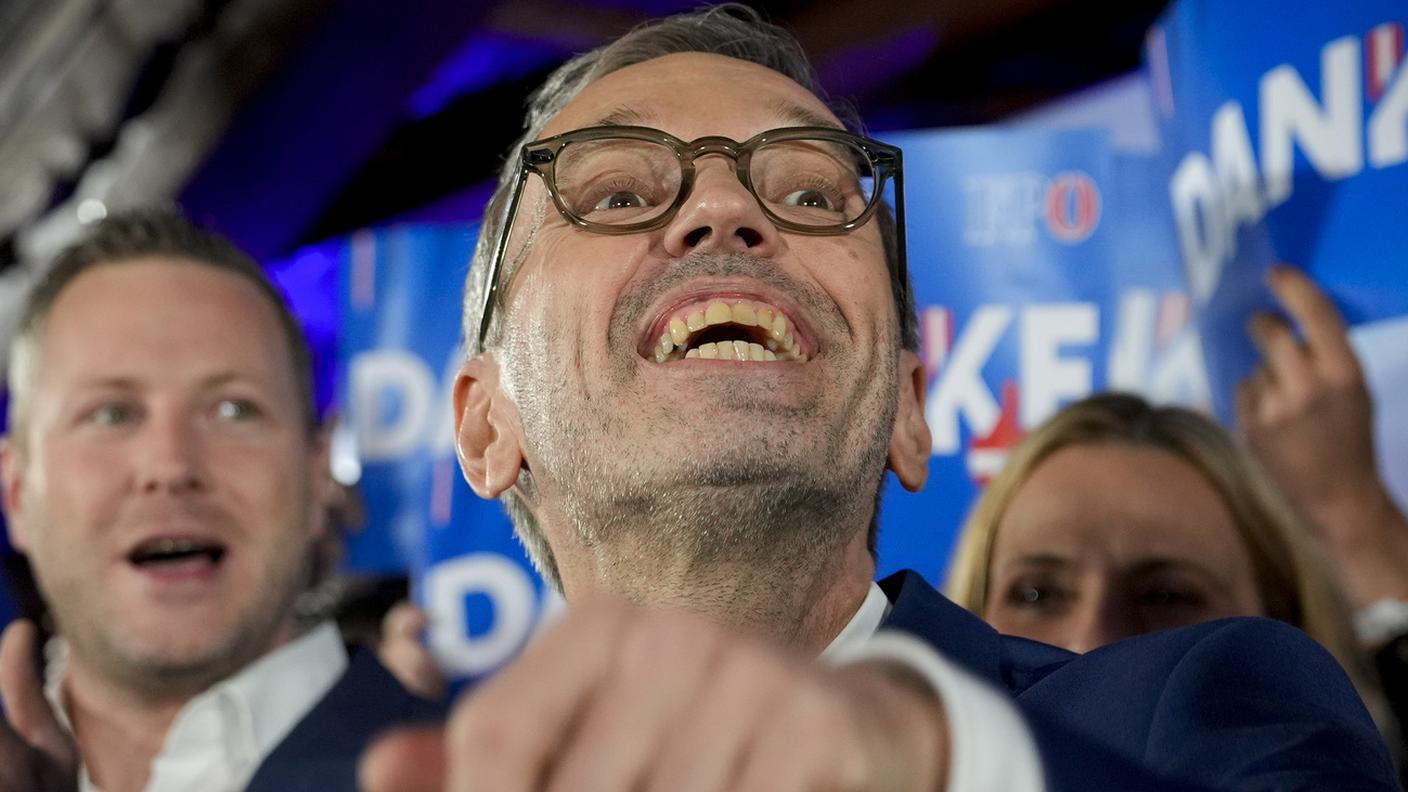 Il vincitore delle elezioni austriache Herbert Kickl