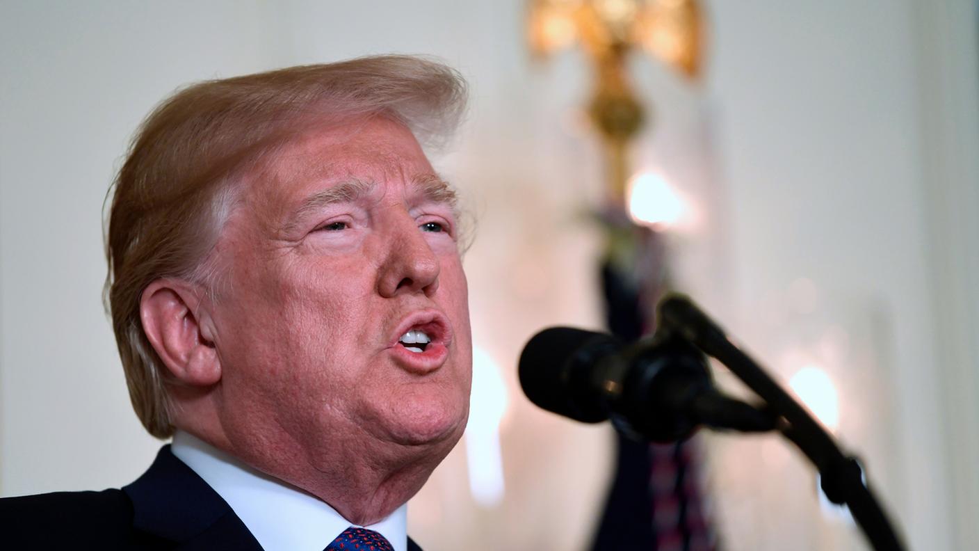 Il presidente statunitense Donald Trump