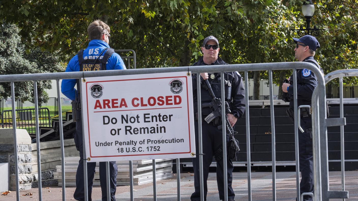 Un'immagine scattata lunedì 4 novembre a Washington