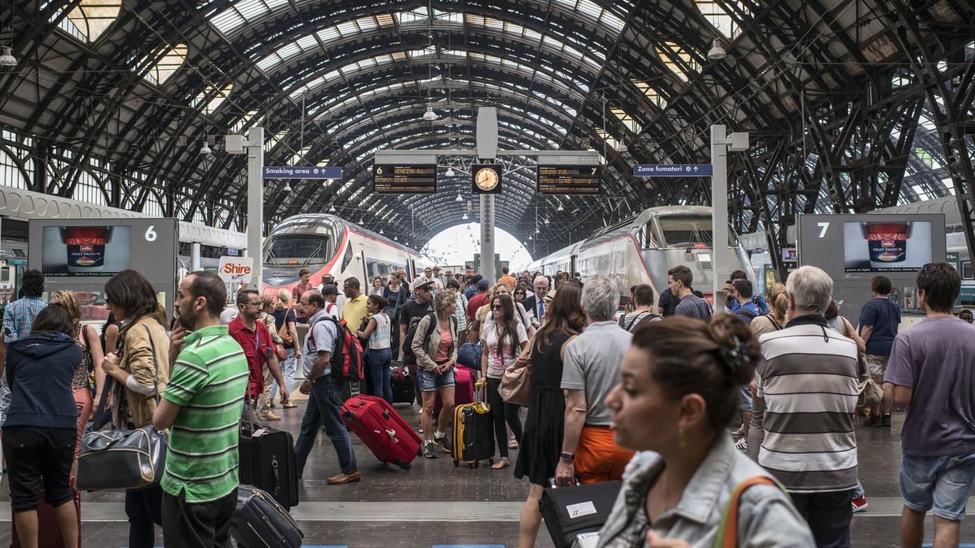 La stazione Centrale di Milano