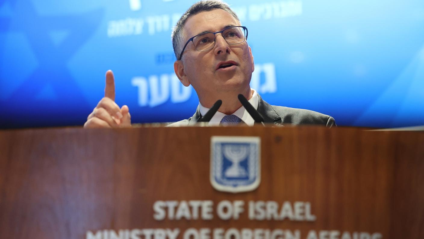 Il ministro degli Esteri israeliano Gideon Saar considera non realistica l'eventualità di creare uno Stato palestinese